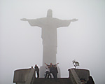 Seventh Avenue vor der Christusstatue in Rio