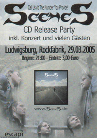 Nicht der Flyer zum 2007er Konzert, sondern der zur Releaseparty des ersten offiziellen Albums